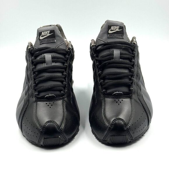 Wmns Nike Shox Junior 'Black Metallic Silver' - Picture 3 of 9